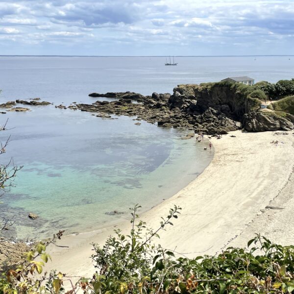 Très belle plage de Port Mélite sur l’île de Groix