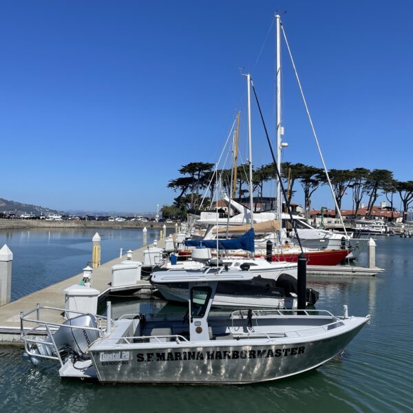 Balade sur les pontons de la Marina, port de San Francisco en Californie