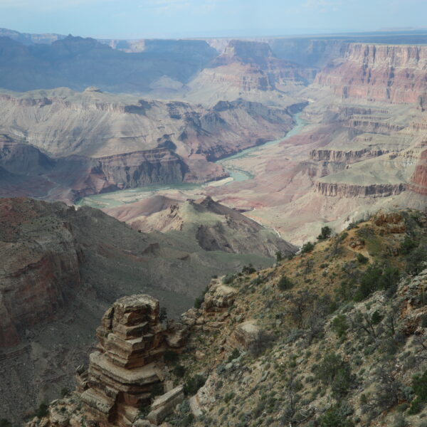 On reste bouche-bée devant le spectacle offert par Grand Canyon