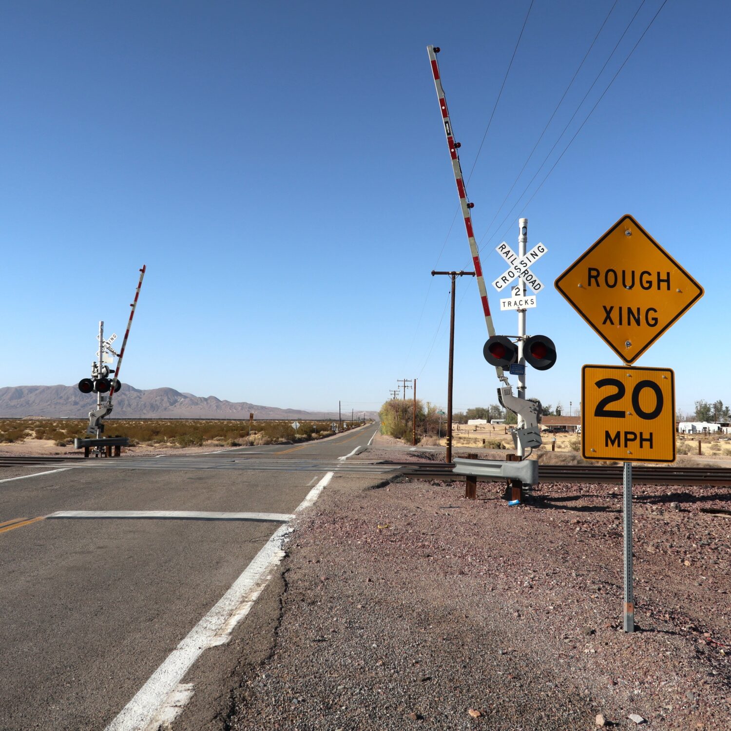 Rail road xing usa