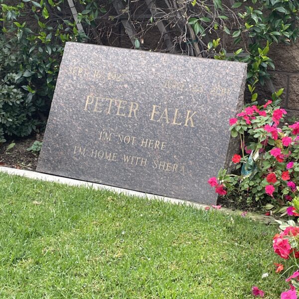 La tombe de Peter Falk, alias Columbo