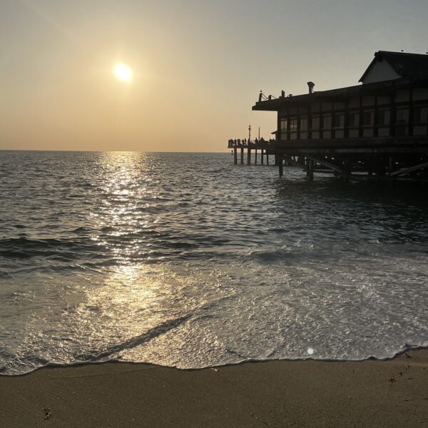 Sunset sur Redondo beach en Californie